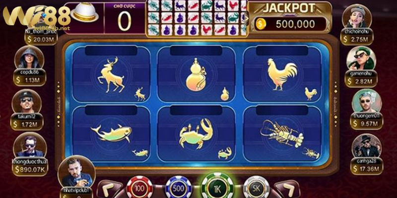 Hướng dẫn quy trình chơi Bầu cua WI88 cơ bản cho người chơi mới 