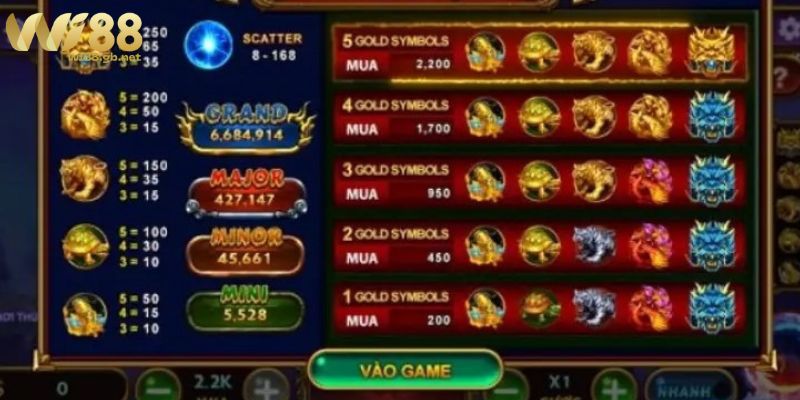 Kho Báu Tứ Linh WI88 - Slot Game Săn Hũ Linh Thú Cực Hấp Dẫn Mẹo chơi Tứ linh hiệu quả từ cao thủ WI88