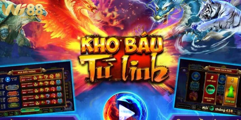 Kho Báu Tứ Linh WI88 - Slot Game Săn Hũ Linh Thú Cực Hấp Dẫn Thông tin về game nổ hũ Kho báu Tứ linh tại WI88