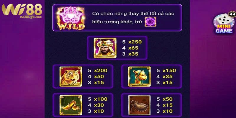 Ưu điểm của Bảo vật Ba Tư tại WI88